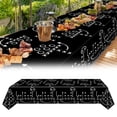 thumbnail image 2 of Football Tablecloths Disposable Football Tablecloth Plastic Football Table Runner Black Football Theme Table Runner For Football Birthday, 2 of 9