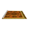 thumbnail image 2 of Ahgly Company Machine Washable Indoor Rectangle Oriental Yellow Traditional Area Rugs, 5' x 7', 2 of 4