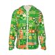 thumbnail image 1 of Fotbe St Patrick's Day6 Chaqueta con Protección Solar UPF 50+ para Hombre y Mujer, Camisa con Capucha y Bolsillos-Large, 1 of 7