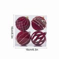 thumbnail image 3 of Décorations de Noël pour la Maison, Décorations de Noël Extérieures Intérieures, Décorations de Noël Boules de Noël Floquées Ensemble de Décorations de Noël Styles Multiples de Décorations de Sapin de Noël pour Autre Fête, 3 of 6