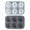 D, variant on Eqslft Baseball Shaped Ice Ball Mold, 6-Cavity Silicone Ice Cube Tray, Spherical Ice Maker for , Cocktails, and Sports Themed Parties