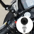 thumbnail image 1 of Heavy Duty Motorcycle Rearview Mirror Ball Head Bracket for Universal Accessory, Made with  Materials, Right Hand Thread Design, 1 of 8