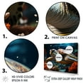 thumbnail image 3 of Designart "Lagoon Turtle In Minimalist Art I" Animals Turtle Floater Framed Wall Art Prints, 3 of 5