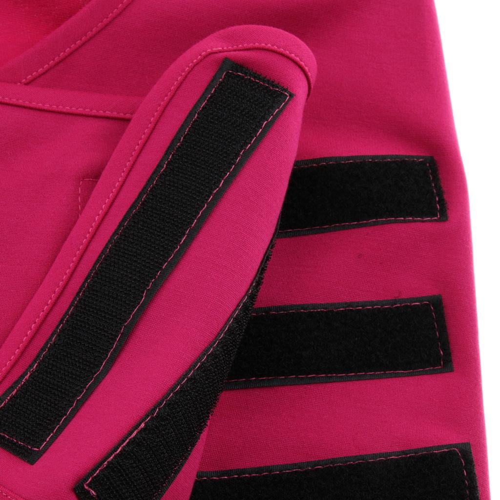 Bvdfgk Dog Anxiety Calming Wrap Coat Vest for Vet Visiting Training Rose Red M