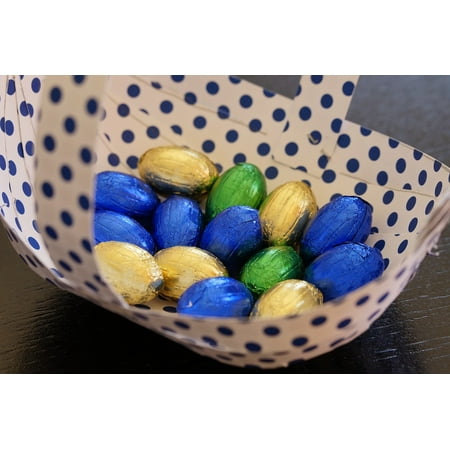 Chocolate Zebra Print - LAMINATED POSTER Easter Eggs Chocolate Egg Easter Chocolate Eggs Poster Print 11 x 17