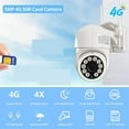thumbnail image 2 of PTZ Camera, 5MP PTZ Wireless Video Surveillance Camera 1080P 4G SIM Card Speed Dome Outdoor HD CCTV Camera IR Night Vision 20M
--------
,Long Lasting, 2 of 6