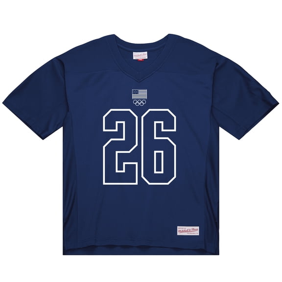 Men's Mitchell & Ness Navy Team USA Coach Snoop Legacy Fashion Jersey