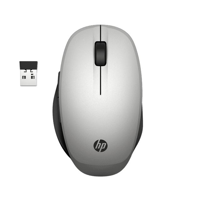 Mouse HP Dual Mode 300 Plateado