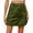 Army Green, variant on APEXFWDT Women's Mini Denim Skirt Low Waist Button Bodycon Cargo Denim Skirt with Pocket Casual Fashion Short Jean Skirts