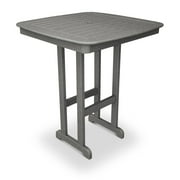 POLYWOOD® Nautical 36 x 36 in. Recycled Plastic Bar Table