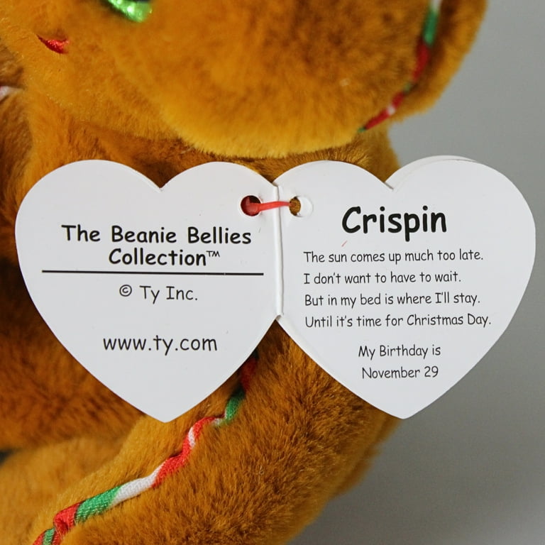 Ty, Stuffed Animal, Crispin the Gingerbread Man, Mint with tags