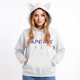thumbnail image 3 of Pop cazadora para niña Demo-n Hunters Women's Fashion Hooded Sweatshirt Cat Ear Pullover Casual Streetwear Soft Comfortable Long Sleeve Tops for Daily Wear Spring Fall Winter （White）, 3 of 4