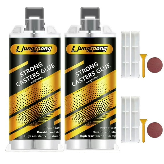 2PCS Casting Glue With Tools High Temperature Resistant Welding Glue Water Electric Welding Glue With Tools Strong Glue Waterproof Anti-clogging Sticky Stainless Steel Fuel Iron Leakage Repair Glue