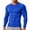 Blue&07#0624Y, variant on Fabrcox Muscle Shirt Men Quick Dry Crew Neck Long Sleeve Shirt Men Slim Fit Breathable Basic Cycling Running Workout Shirts Men Black XXXL