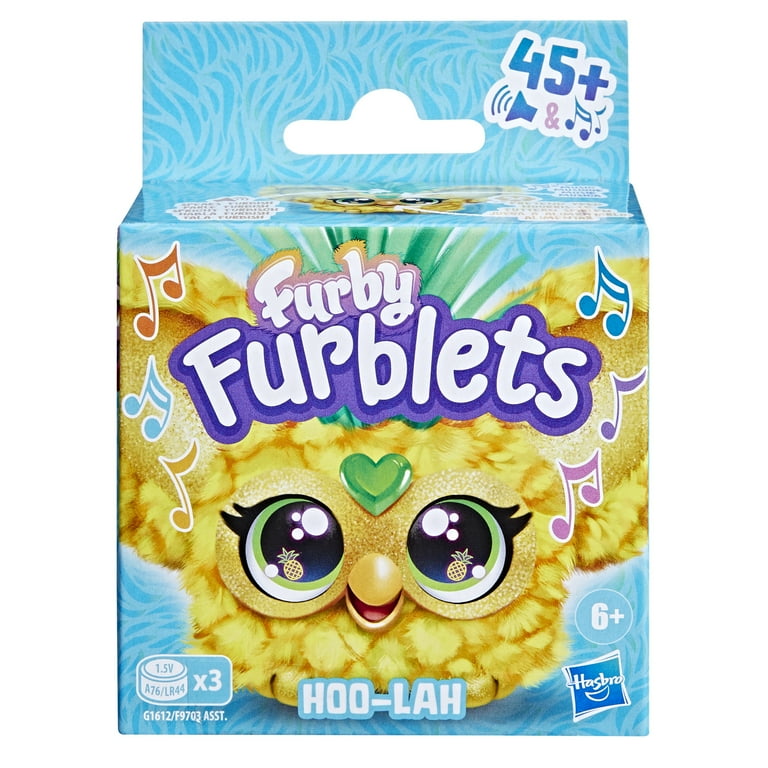Furby Furblets Hoo-Lah Pineapple Mini Electronic Plush Toy for