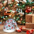 thumbnail image 6 of Haiem Strawberries Pattern Santa Hat Confortable Velvet Christmas Hat for Christmas Party Favors Fit for Adults and Kids, 6 of 6