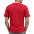 thumbnail image 4 of YNGKMEA Men's Henley Shirts Casual Short Sleeve Slim Fit T-Shirt Gym Workout Athletic Shirt Tees with Button, 4 of 7