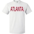 thumbnail image 3 of Inktastic Atlanta in Red Text T-Shirt, 3 of 5