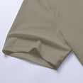 thumbnail image 4 of Coorders George Golf Shirts for Men Quick Dry with Short Sleeve,Stretch Short Sleeve Shirts for Men, Khaki, Size M, 4 of 9