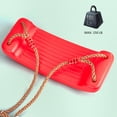 thumbnail image 5 of Ropes Swing Outdoor Tree Swing for Kids Indoor Outdoor Play Set Anti-slip Plastic Swing Seat, Adjustable Hemp Rope, 5 of 7