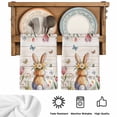 thumbnail image 5 of Easter Kitchen Towels Set of 1, Spring Bunny Butterfly Botanical Wooden Grain Absorbent Dish Towels for Kitchen, Microfiber Hand Towel, Quick Drying Tea Towel for Cleaning Decorative Dishcloths, 5 of 7