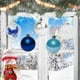 thumbnail image 5 of Bolas Navideñas Azules, Decoraciones para Árboles de Navidad, Bolas Decorativas de Plástico de 6 CM, Decoración Navideña Tradicional, Paquete de 30 Piezas, 5 of 5