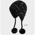 thumbnail image 2 of Luxalzxs Winter Hats for Women Knit Beanie Ear Flaps Soft Warm Fleece Lined Long Ear Straps Snow Ski Cap with Pompom, 2 of 2