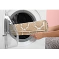 thumbnail image 5 of Washable Non-Slip Accent Rug, Geometric, Beige and White, 26" x 45", 5 of 7