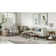 thumbnail image 3 of Magnussen Home Hadleigh Brown Honey Demilune Sofa Table, 3 of 3