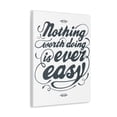 thumbnail image 2 of Inspirational Wall Art Nothing Worth Is Easy Motivation Wall Decor for Home Office Gym Inspiring Success Quote Print Ready to Hang Unframed, 2 of 17