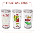 thumbnail image 4 of 20oz Christmas Tumbler with Lid, Stainless Steel Vacuum Double Wall Insulated Travel Tumblers Coffee Mug, 4 of 6