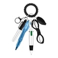 thumbnail image 2 of Nurse Pen Set resaltador versátil con clip de llavero para accesorios de uso diario Marcador permanente retráctil Pen a multicolor Negro, 2 of 8