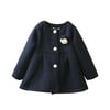 Autumn Winter Children Jackets Baby Little Penguin Single Breasted Child Coat Girl Outerwear Jackets For Girls Bow Girl Clothes
