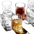 thumbnail image 3 of LEMONSODA Crystal Cut Old Fashioned Whiskey Glasses (Packs of 4) - 10oz Ultra-Clear Premium Lead-Free Crystal Glass Tumbler For Drinking Bourbon, Scotch, Cognac, Cocktails, 3 of 7