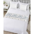 thumbnail image 5 of Xipuska Summer Palm Tree Bed Runners for Cal King Size Bed, Decorative Bed Throws for Foot of Bed, Farmhouse Botanical Tropical Plants Bed Runner Sofa Throw Bedding Scarf Slipcover for Bedroom, 5 of 6