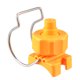 thumbnail image 1 of Uxcell 1-1/2" Boquilla de rociado de cono completo con abrazadera de ventilador plano ajustable de bola de plástico amarilla 1 pieza, 1 of 5