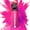 Pink, variant on Green Color Powder Spray Cannon – Biodegradable Fire Extinguisher Style | 10-Second Burst, 25 ft Range | Festival, Gender Reveal & Party Color Blaster