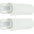 DecorRack Wall Mount Paper Towel Holders, White Towel Dispenser (2 Pack
