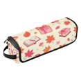 thumbnail image 2 of Hair Tool Organizer Bag with Heat Resistant Mat Removable Travel Storage Case for Hot Air Brushes Curling Irons Gift Box and Mushroom Pattern, 2 of 8
