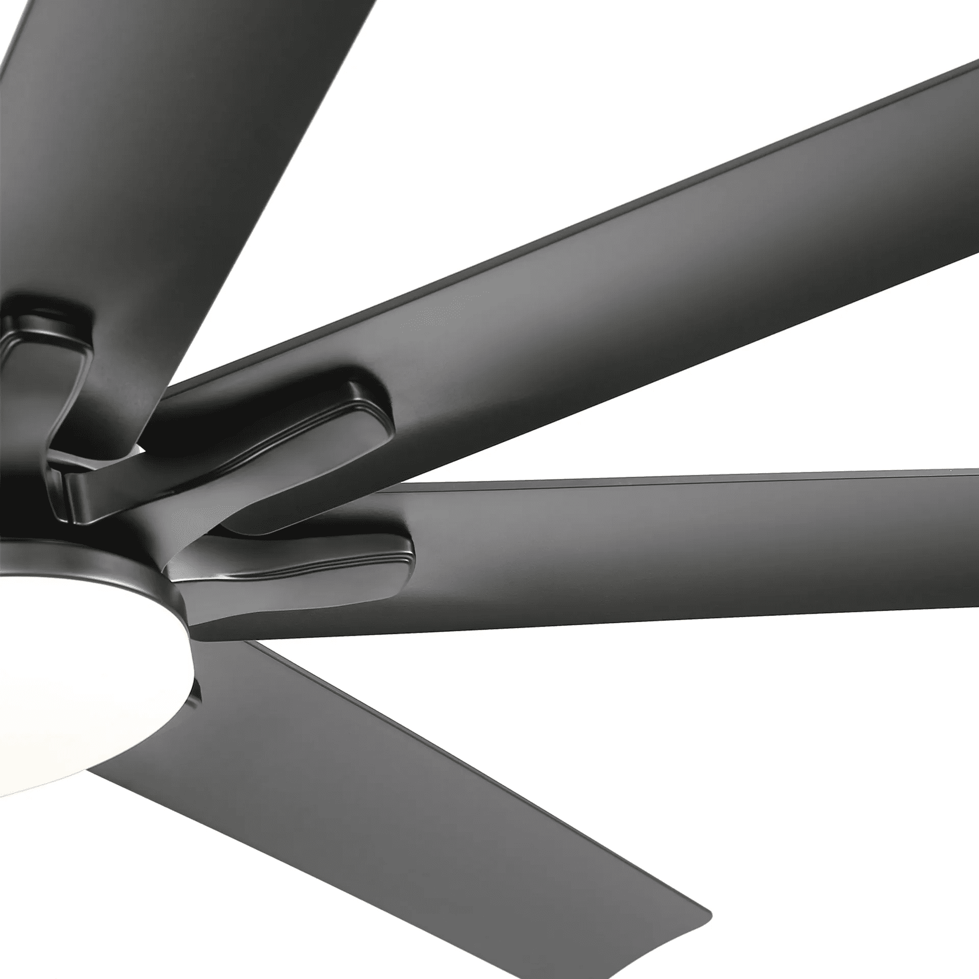 Ceiling Fan 66 Inch with Dimmable LED Light and 8 ABS Blades, Smart Ceiling Fan and Remote Control Fan with Reversible DC Motor for Home Office, Matte Black