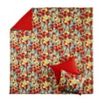 thumbnail image 3 of Greenland Home Poppies Modern Watercolor Floral Reversible Quilt Set, All Ages, 3-Piece King/Cal King, 3 of 9