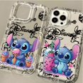 thumbnail image 2 of Funda de punto encantador de Disney para iPhone 15 14 13 12 11 Pro Max XR XS X 8 7 6 6S Plus SE 2020, funda protectora transparente con estampado para teléfono, 2 of 5