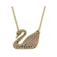 thumbnail image 2 of Crystal Pave Swan Necklace - Gold-Tone, 2 of 3