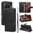 thumbnail image 1 of Wallet Case for Nothing Phone 3A Pro Flip Cover with Card Slots, Magnetic Stand & Strap Black, 1 of 5
