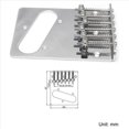 thumbnail image 4 of 2X Puente de Carga Superior de Sillín de 6 Cuerdas de Estilo Vintage para Guitarra Eléctrica de Estilo Tele Piezas de Repuesto, 4 of 5