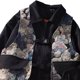 thumbnail image 2 of Chaqueta 2 en 1 Patrones de oso Cuello vuelto Cremallera Cierre de hebilla Abrigo informal para mujeres Hombres Negro L, 2 of 8