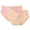 Pink, variant on Yuwull 2PC Cotton Maternity Underwear Under Bump, Healthy Pregnancy PAntises Postpartum Underwear Multi-Pack