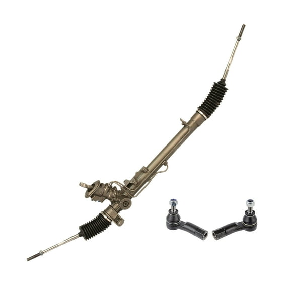 For VW Rabbit 2006 2007 Power Steering Rack and Outer Tie Rod Kit - BuyAutoParts