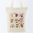 thumbnail image 5 of Boba Tote Bag with a Bubble Tea Keychain, 5 of 5