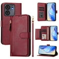 thumbnail image 2 of BLU View 5 Case ,Zipper Handbag Wallet Leather Cover with Crossbody Detachable Lanyard Strap, 2 of 5